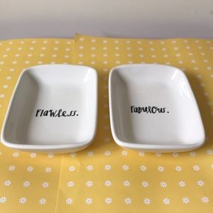 Rae Dunn “ Fabulous” & “ Flawless” dish